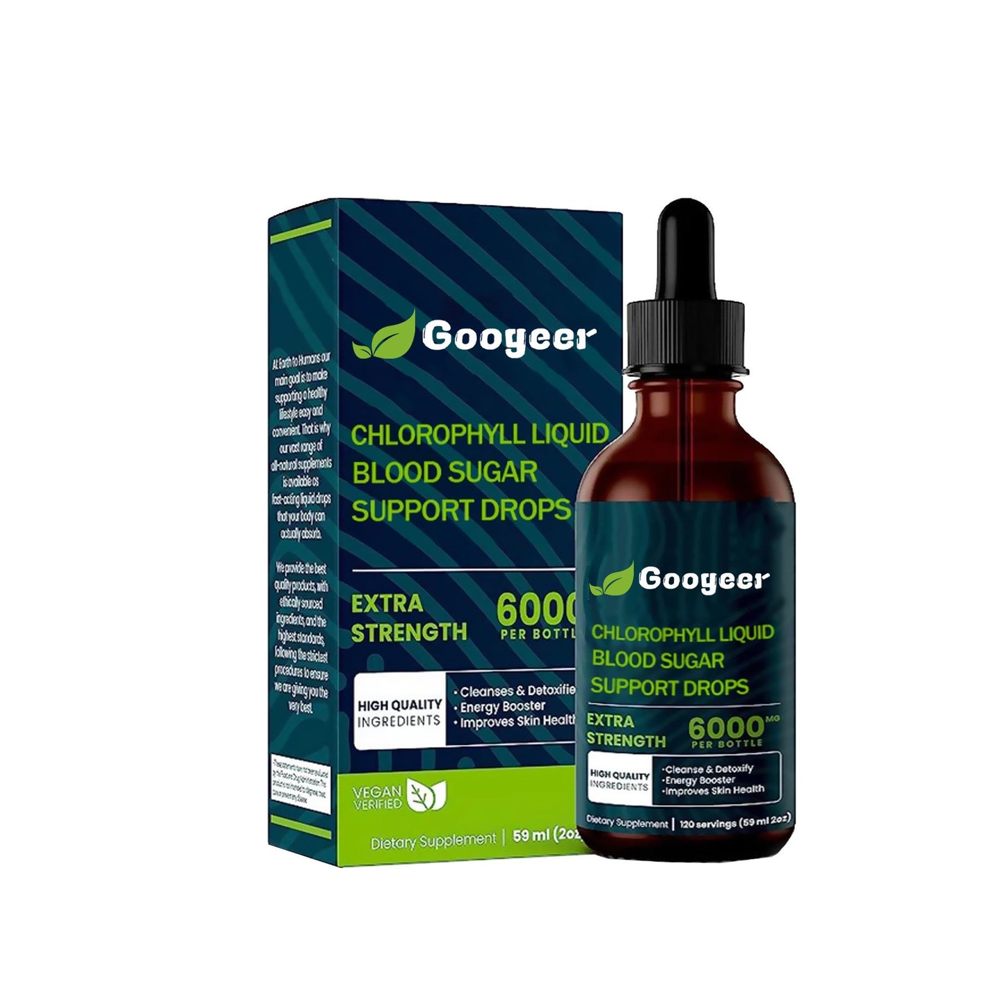 🌿Goutte de Chlorophylle Médicinale 6000 mg👨🏾⚕